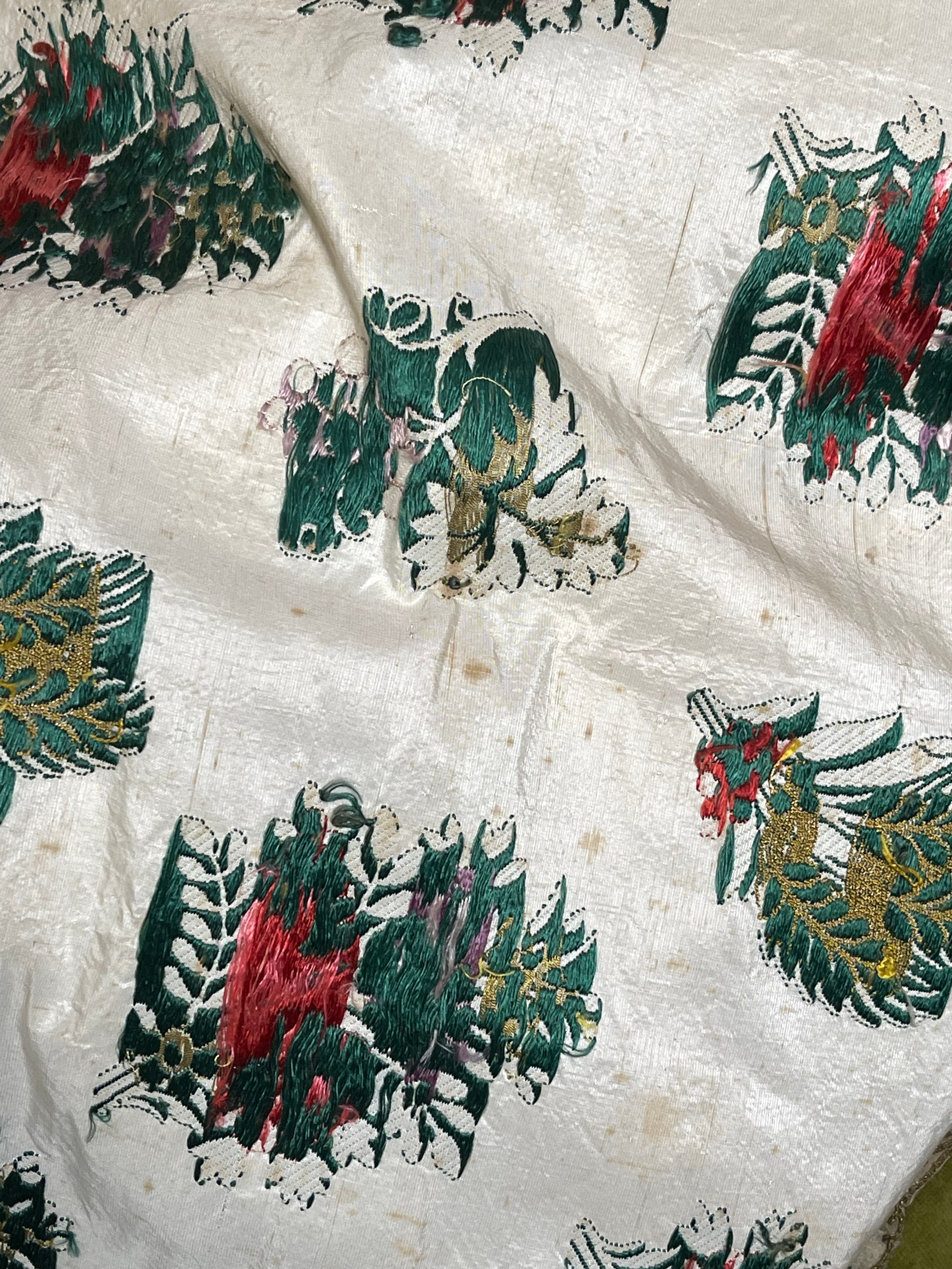 18th Century French Silk Brocade