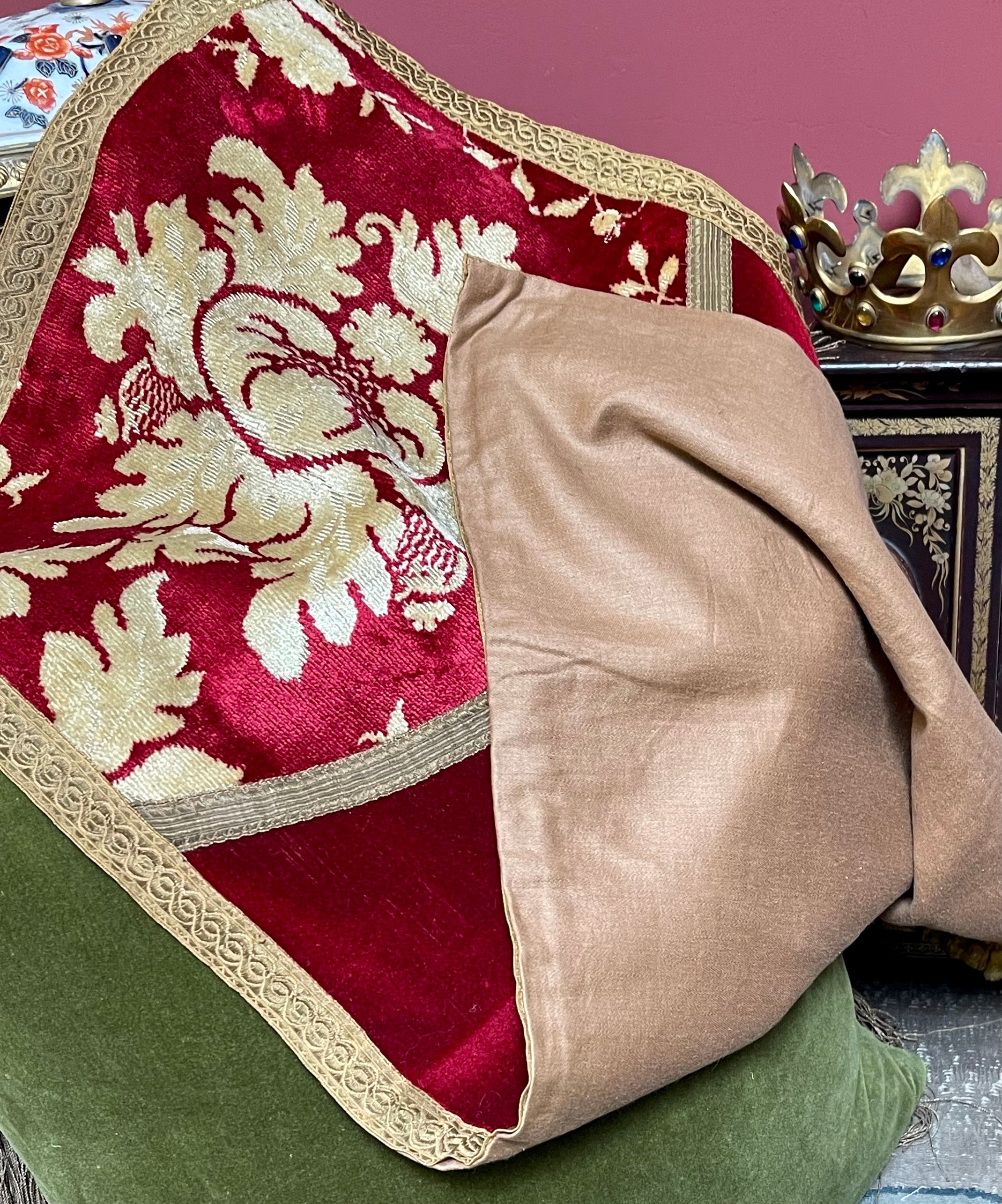 Antique Velvet Table Runner