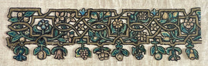 Elizabethan Needlework Panel Fruit Flowers