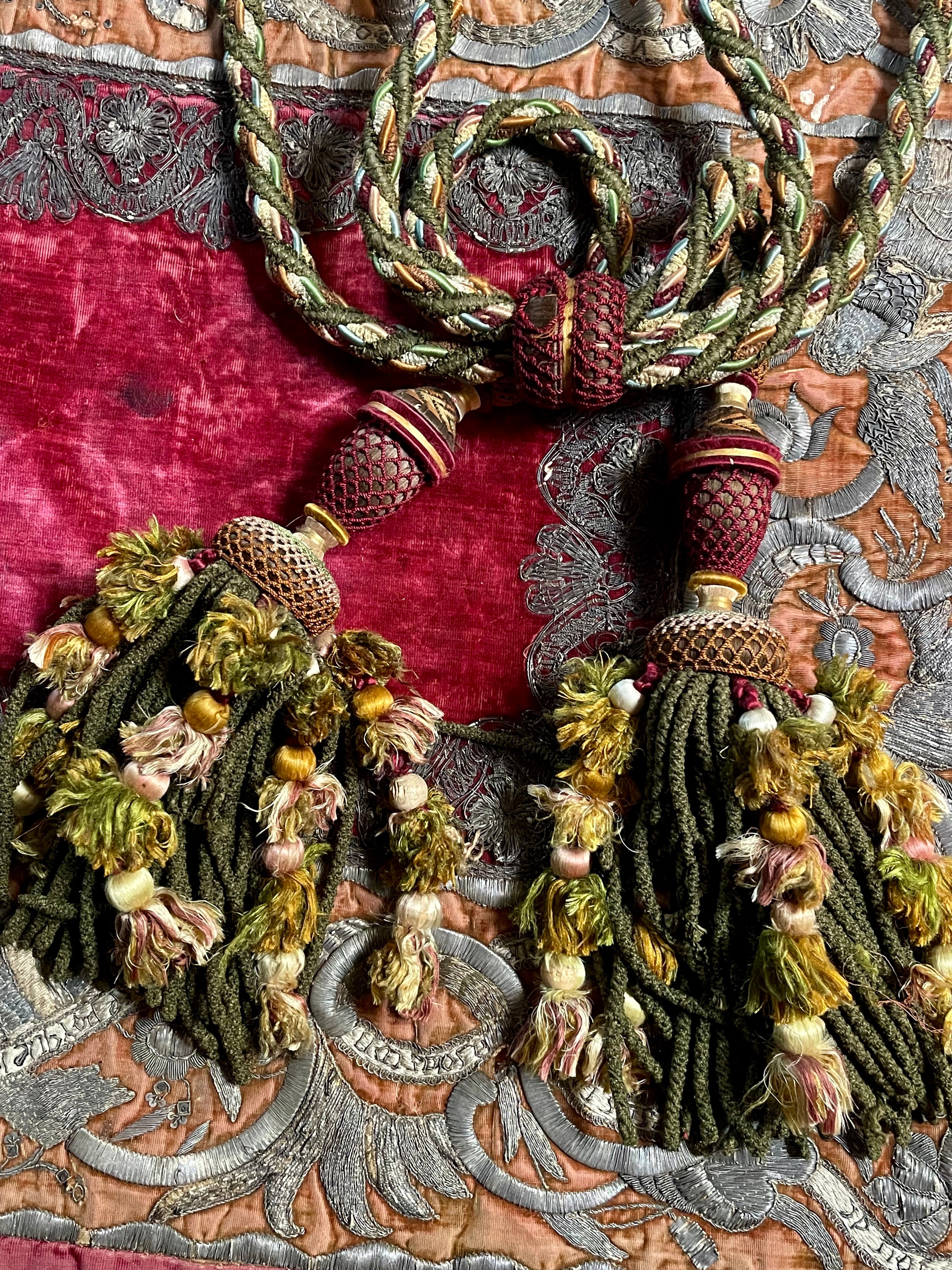Antique French Chateau Curtain Tiebacks