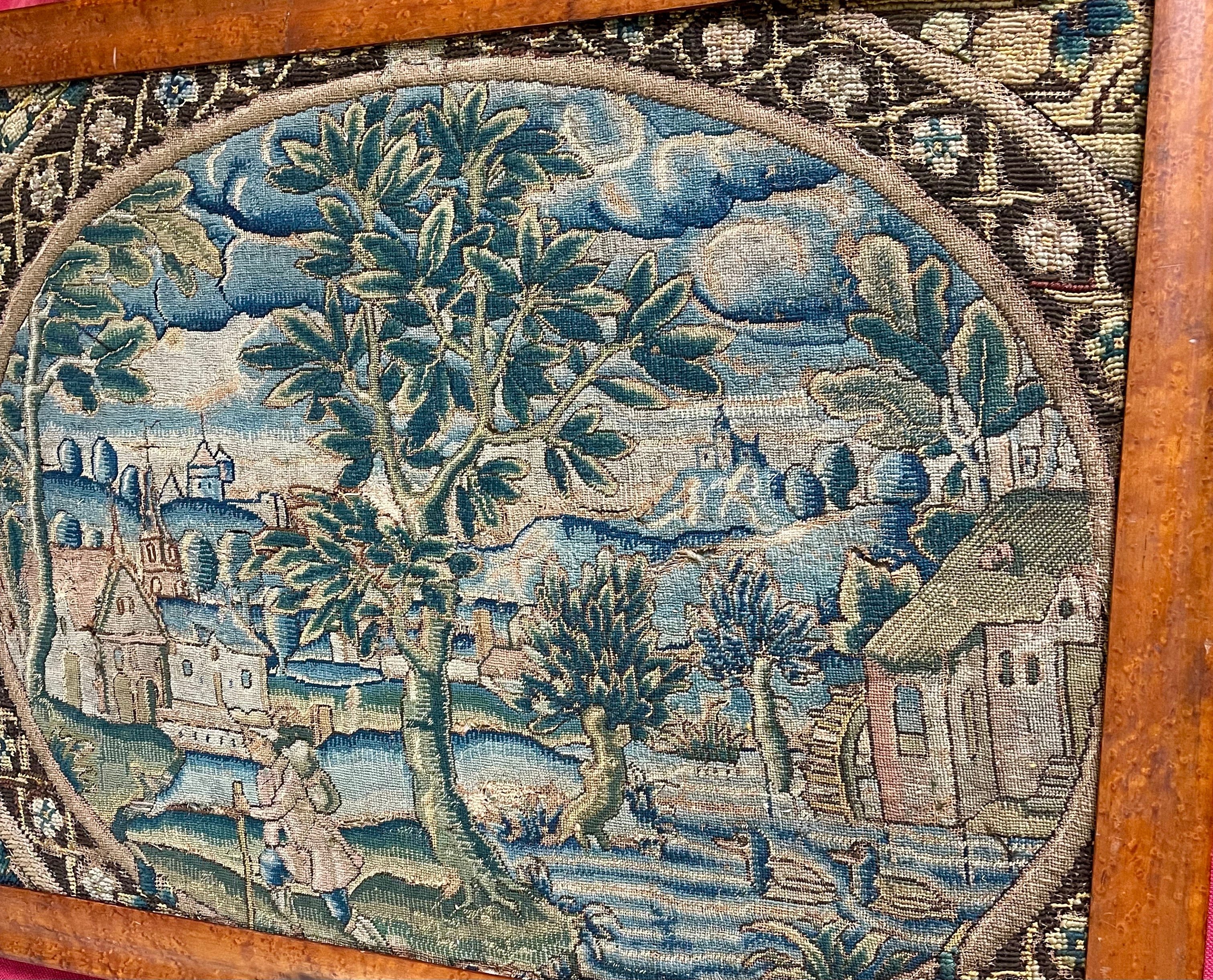 17th century needlework panel