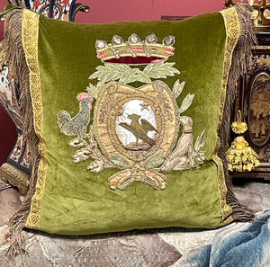 Antique Coat of Arms Cushion (Copy)