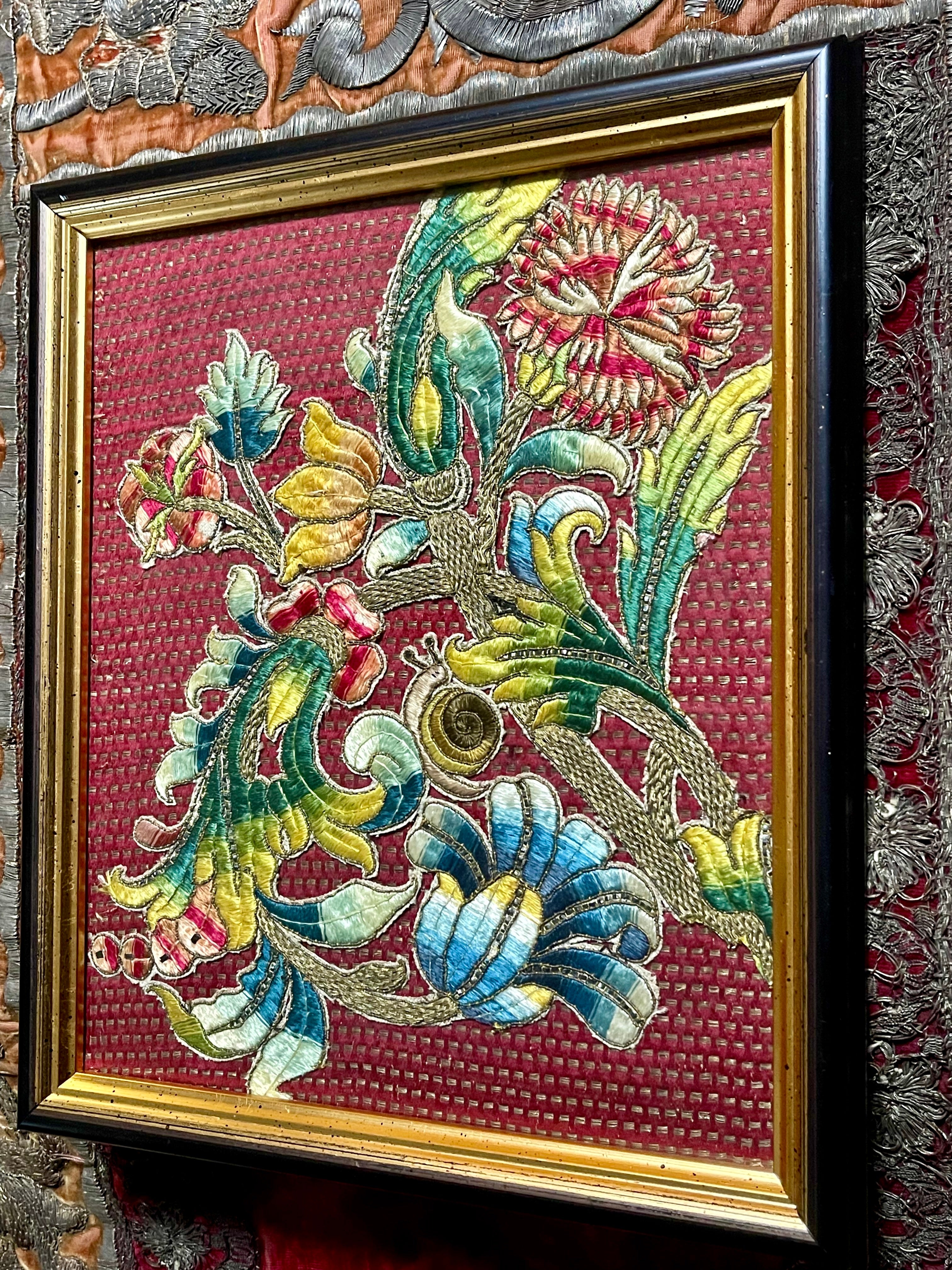 17th Century Italian Needlework Slips