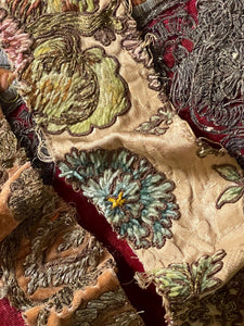 Antique Metallic Embridered Silk Velvet Project Group