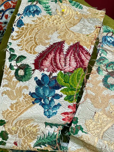 18th Century French Lyon Silk Brocade