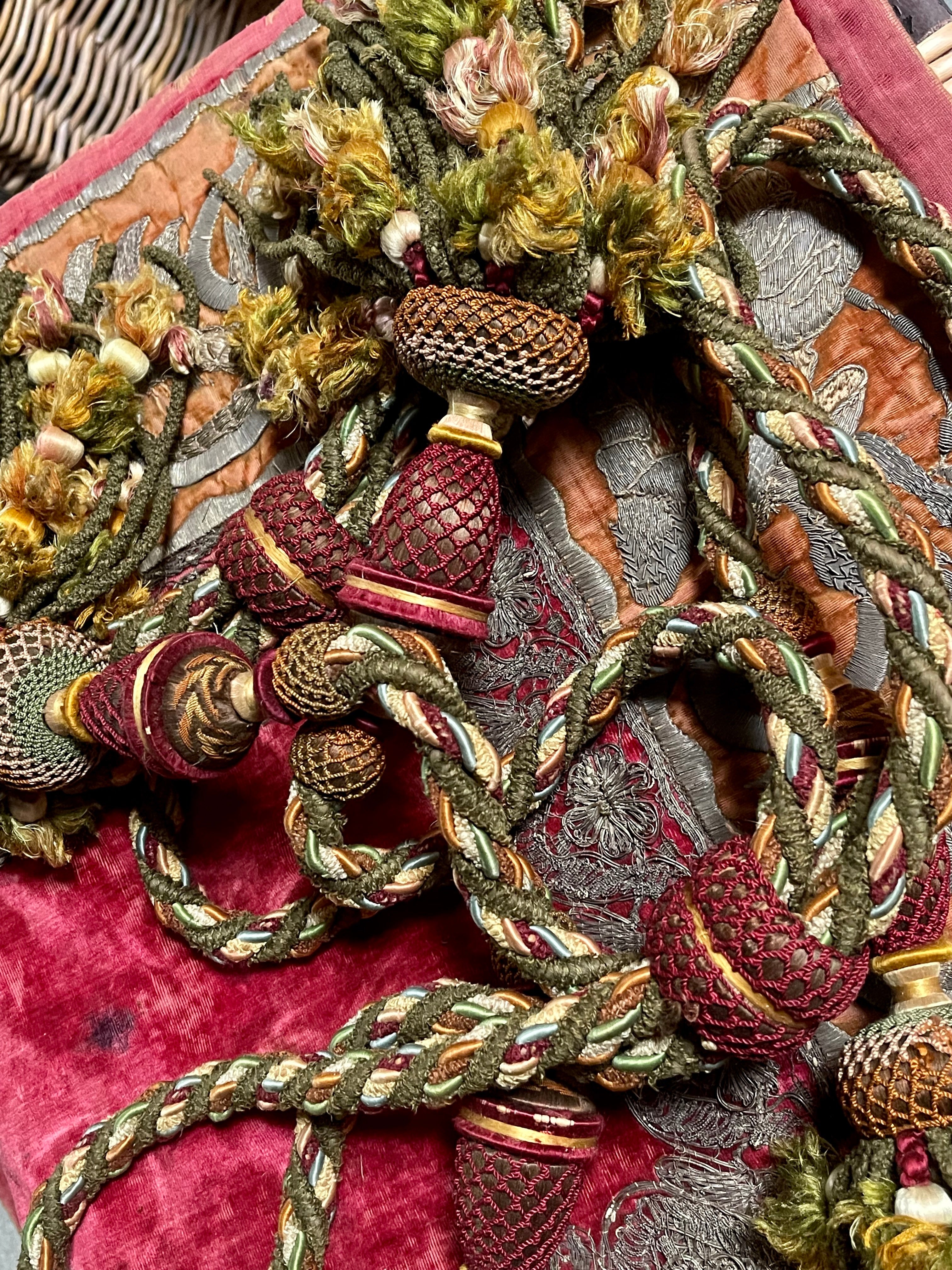 Antique French Chateau Curtain Tiebacks