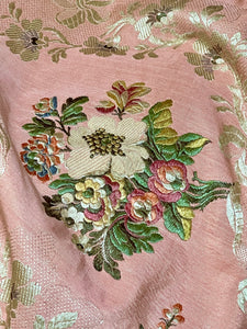 Antique French Lyon Silk Brocade Circa 1800