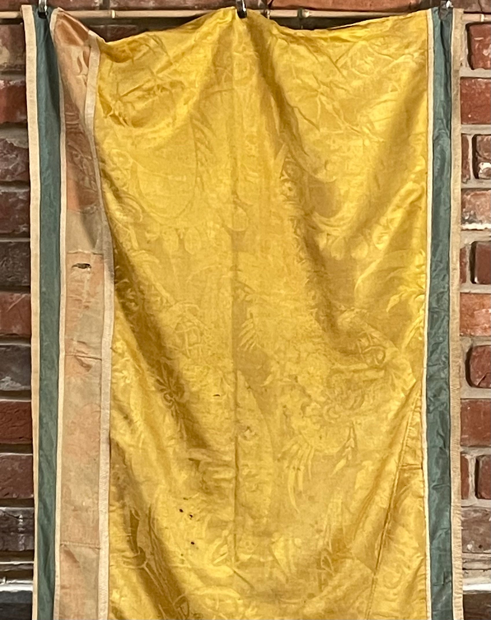 18th Century Silk Damask Altar Frontal