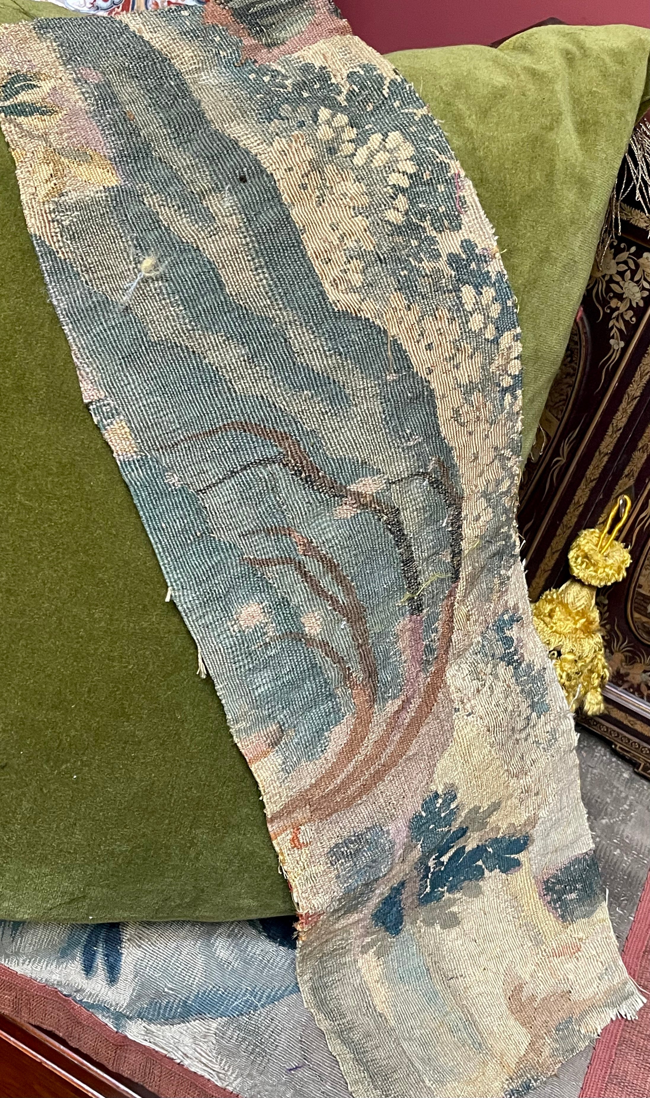 17th Century French Aubusson Tapestry Project Panel