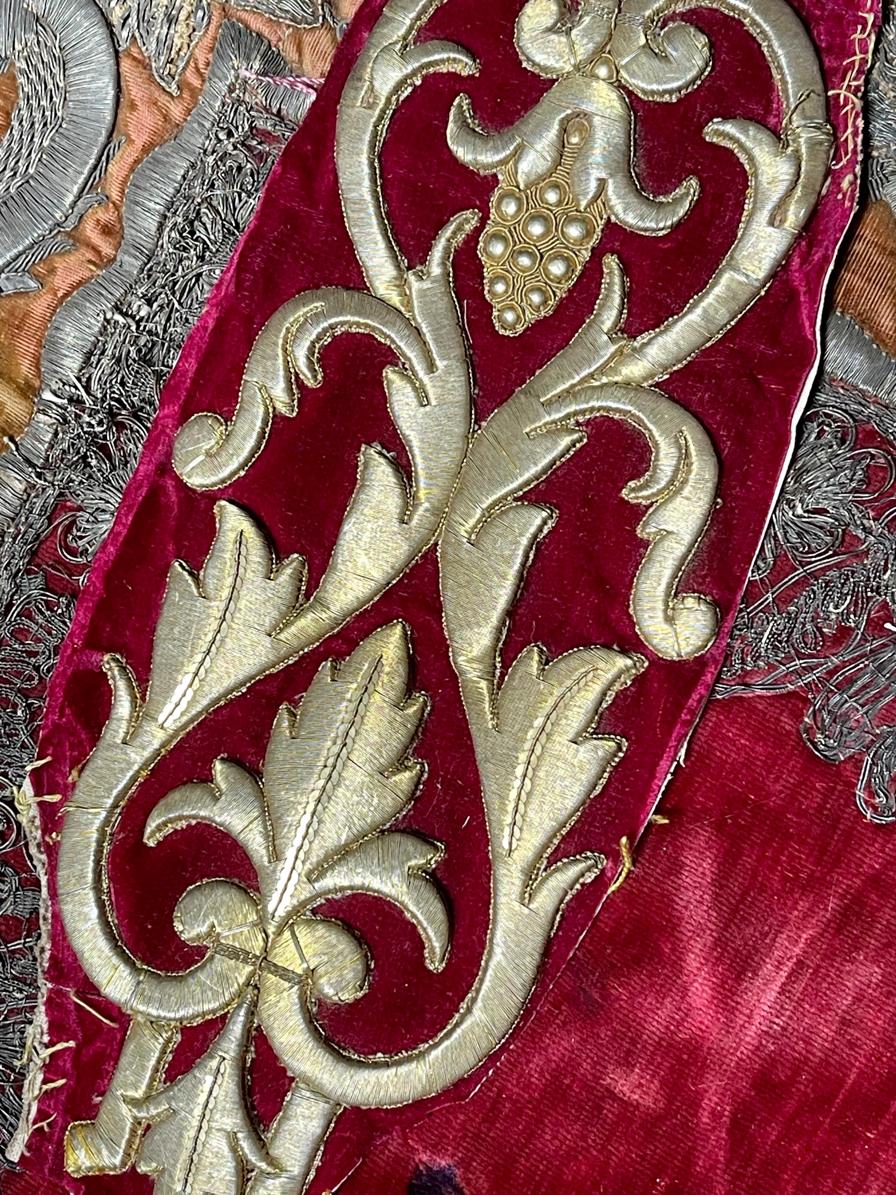 Antique Gold Metallic Embroidery