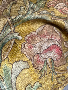17th Century Italian Silk Floss Embroidered Panel