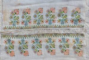 Antique Embroidered Turkish Towel