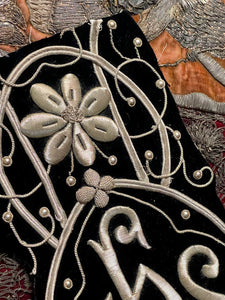 Antique Metallic Embroidery Applique
