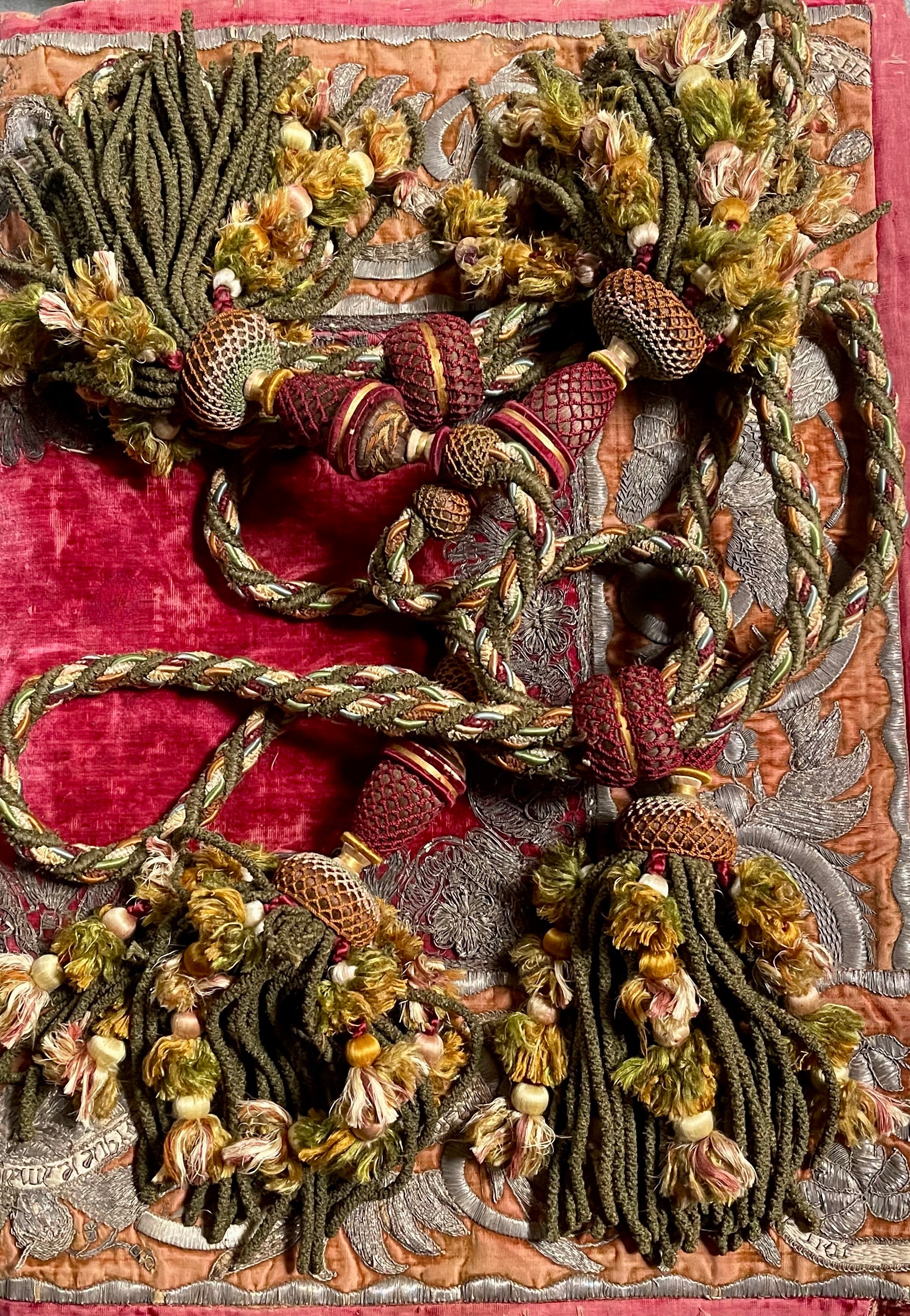 Antique French Chateau Curtain Tiebacks