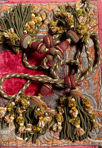 Antique French Chateau Curtain Tiebacks