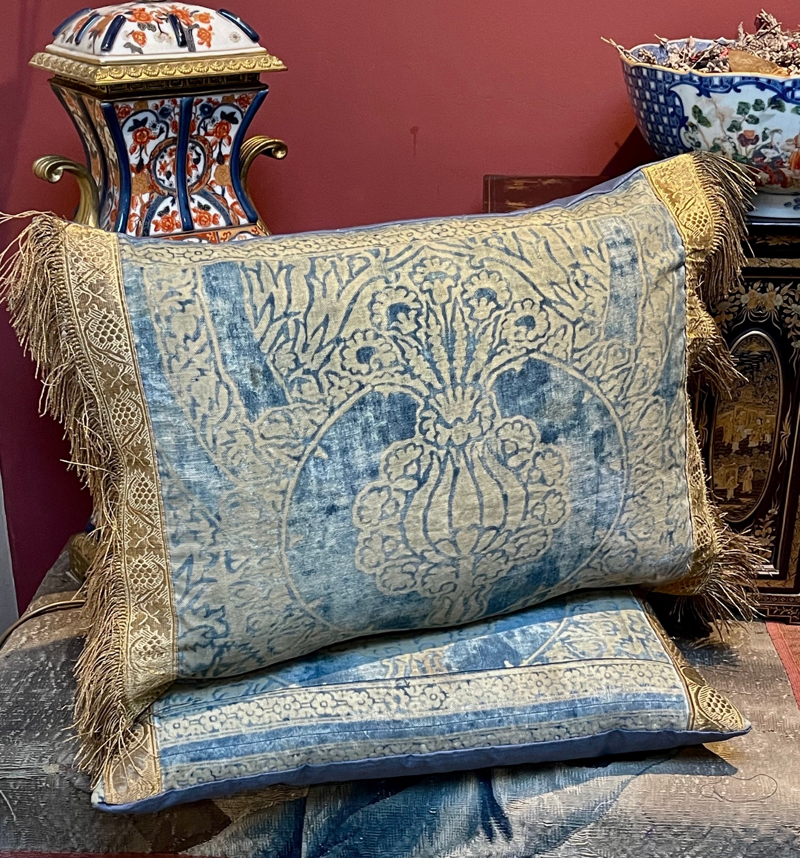 Antique Fortuny Pillow Nicolo Design