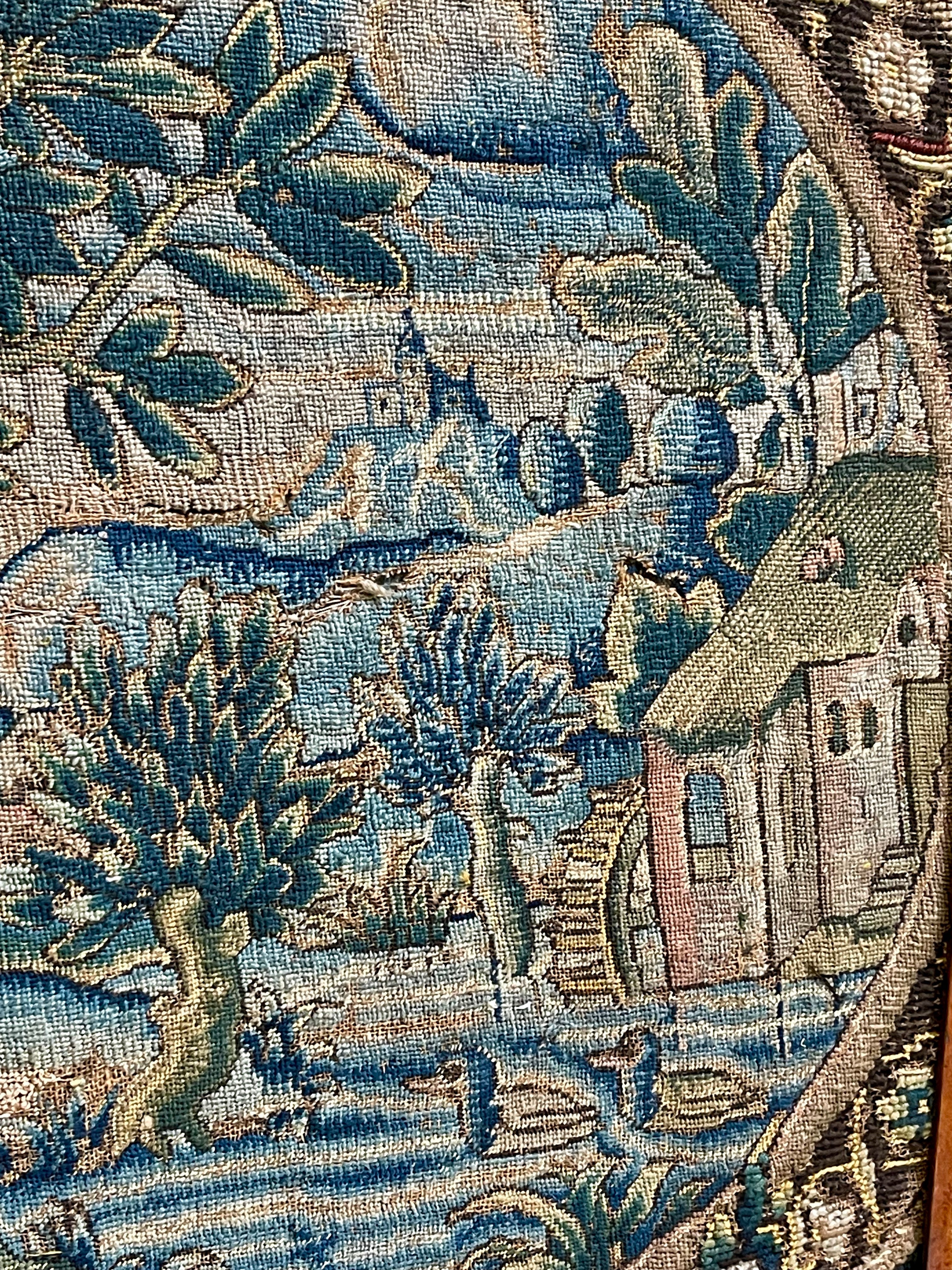 17th century needlework panel