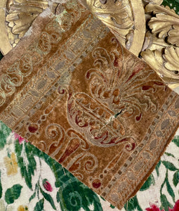 18th Century Velvet Fragment