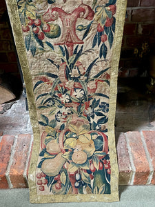 17th Century Flemish Tapestry Runner