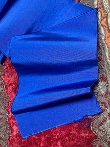 Antique Blue Silk Panel