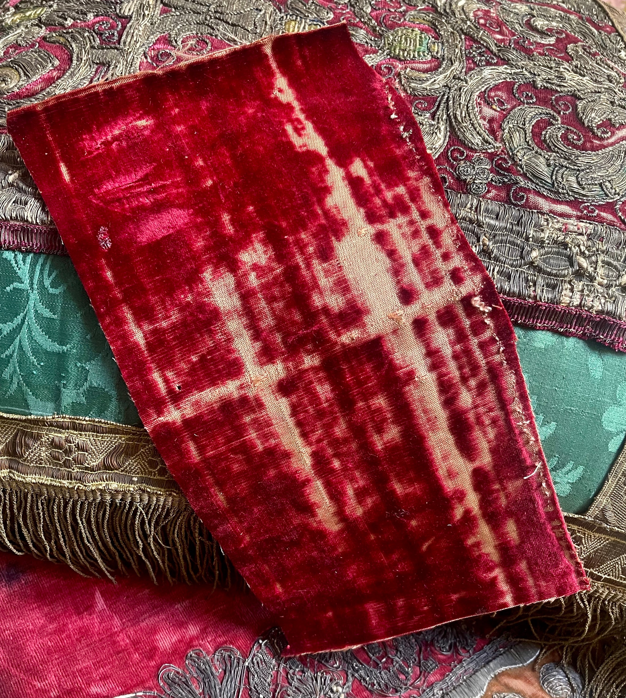 16th Century Venetian Silk Velvet Fragment