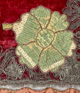 Needlework Flower 17th Century Silk Floss