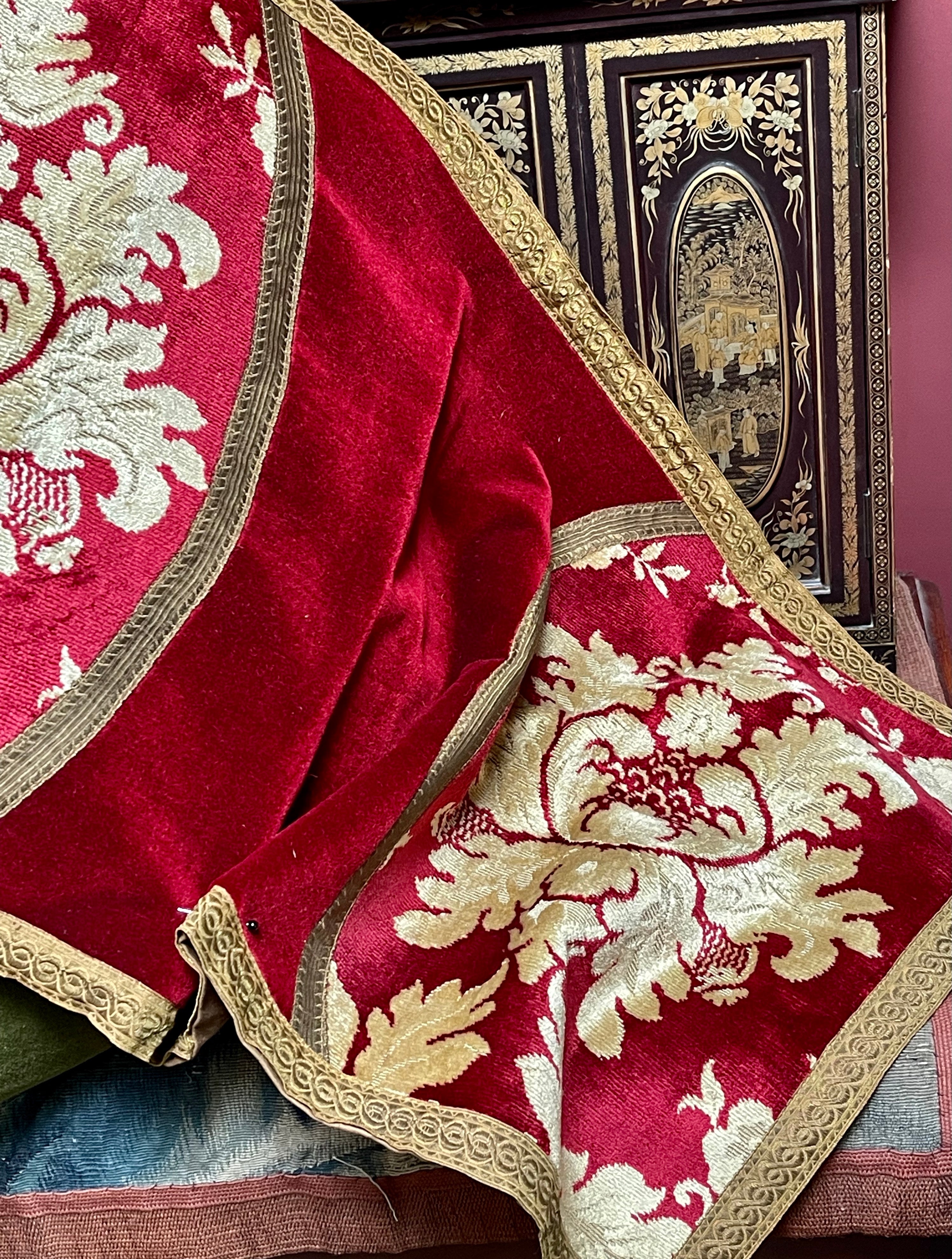 Antique Velvet Table Runner