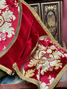 Antique Velvet Table Runner