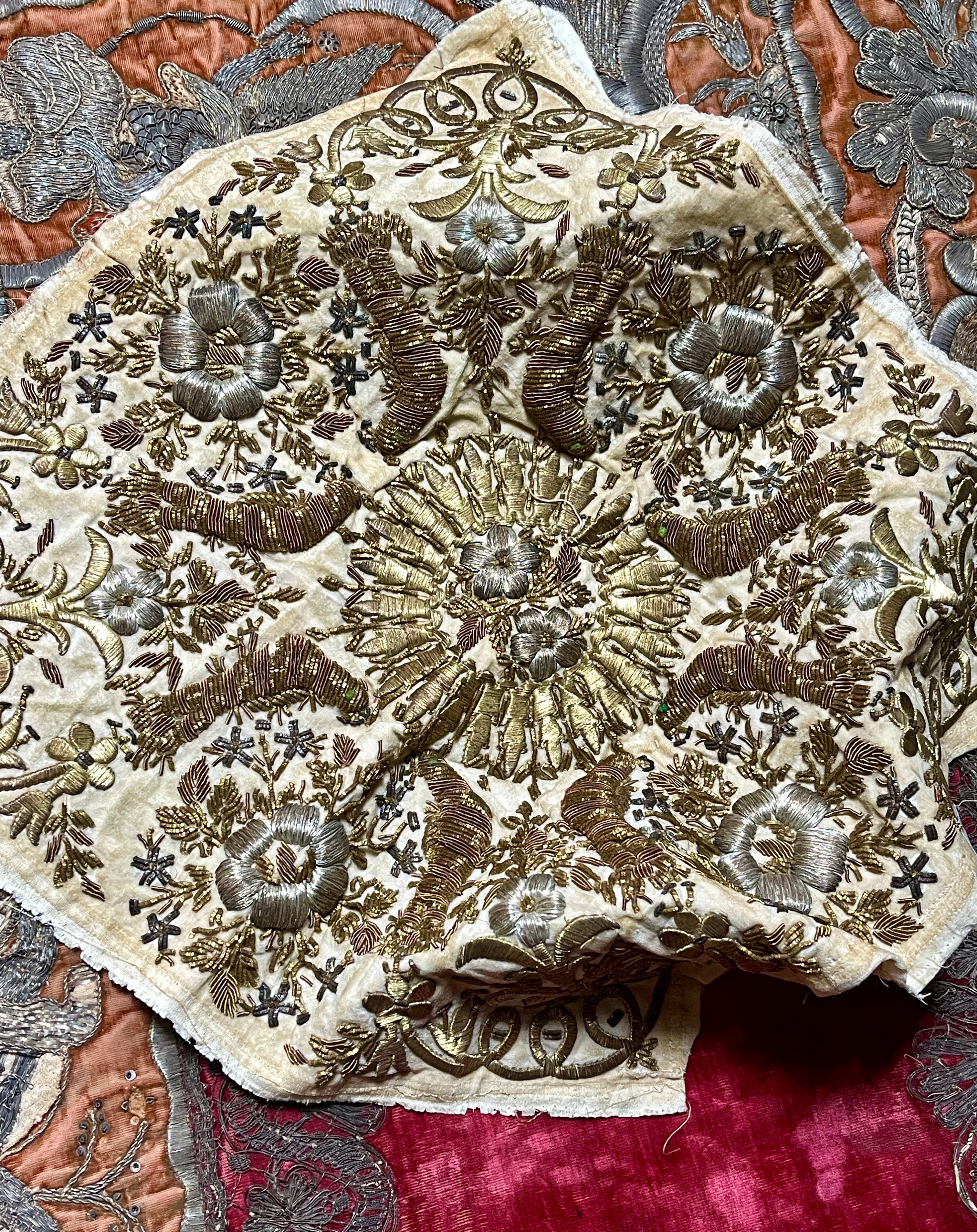 Antique Ottoman Gold Metal Embroidery