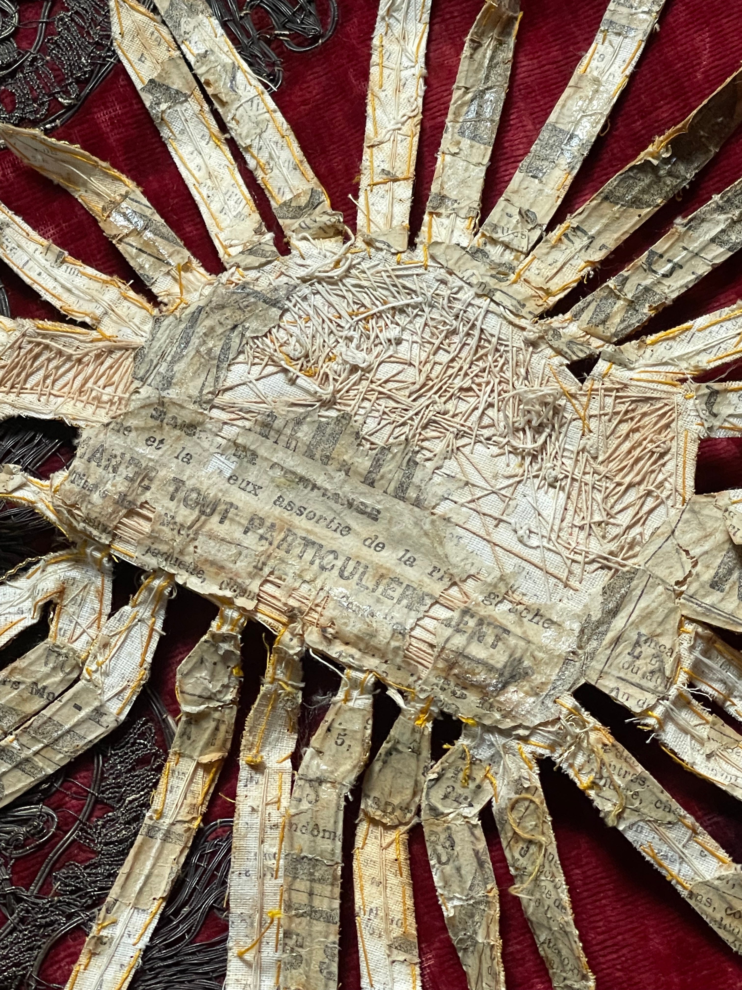 Antique Lamb of God Ecclesiastic Applique