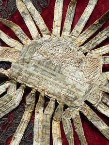 Antique Lamb of God Ecclesiastic Applique