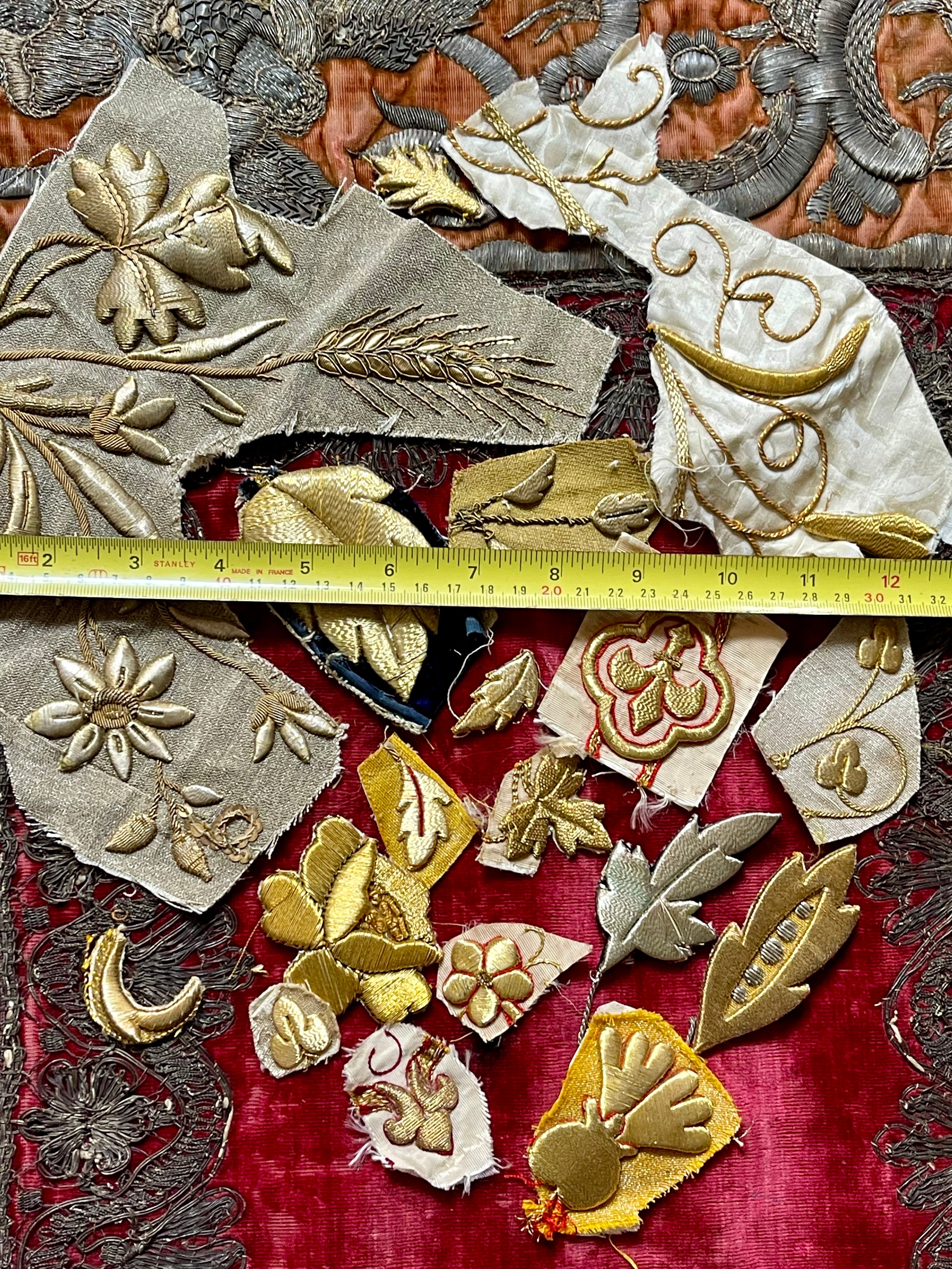 Antique Gold Silver Metallic Applique Project Group