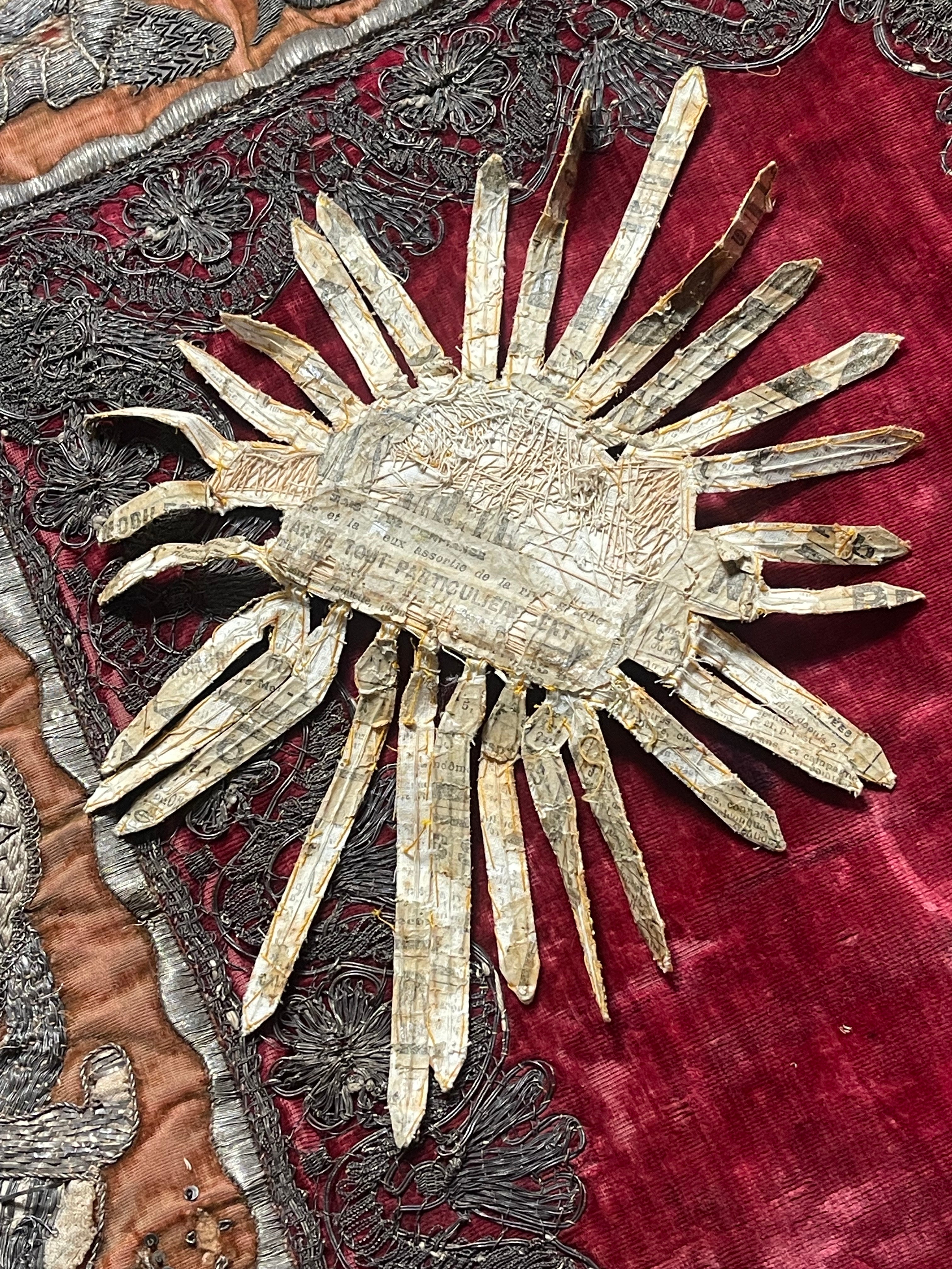 Antique Lamb of God Ecclesiastic Applique