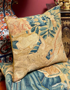 17th Century Flemish Tapestry Cushion