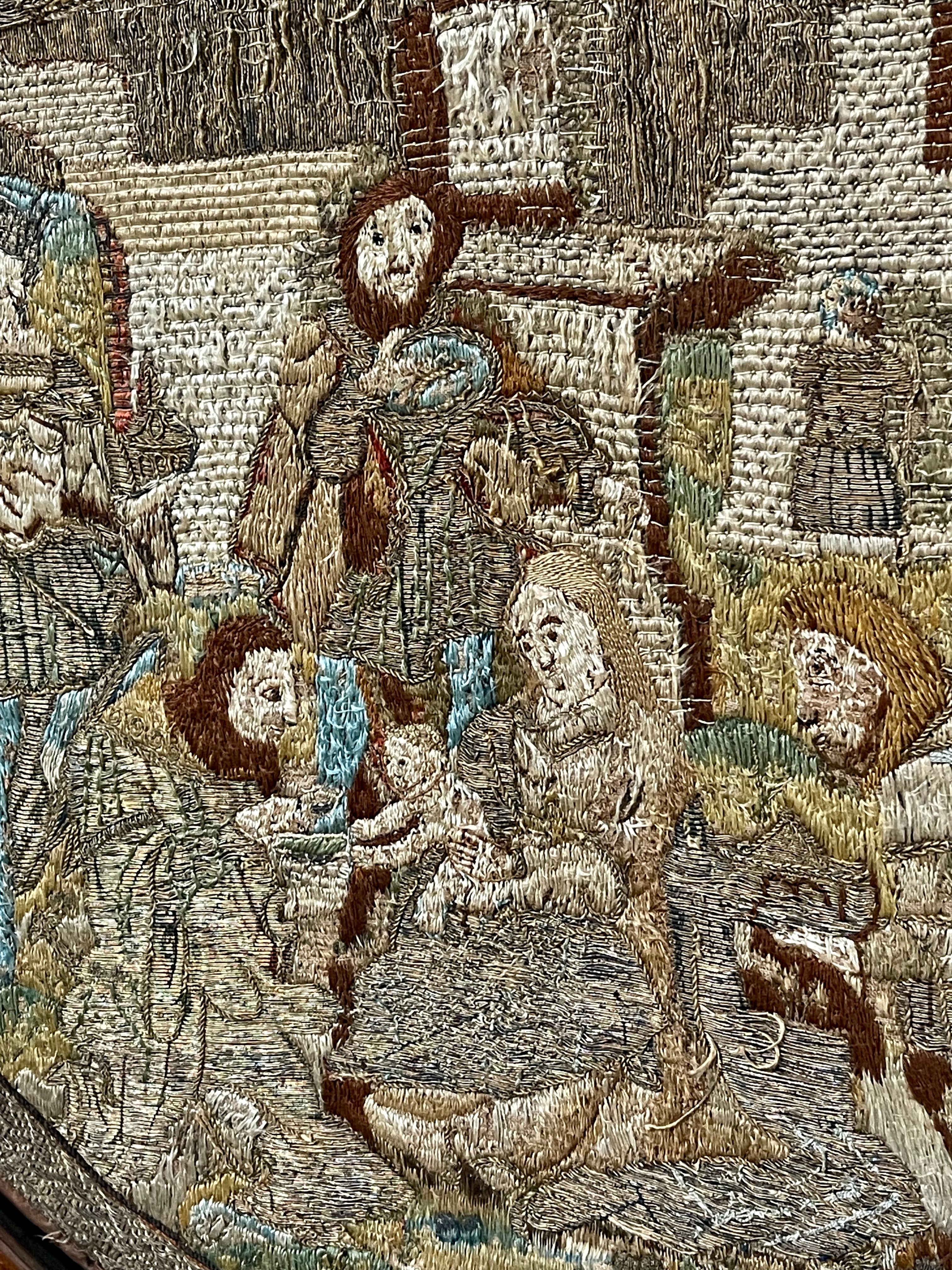 Medieval Needlework Panel Opus Anglicanum