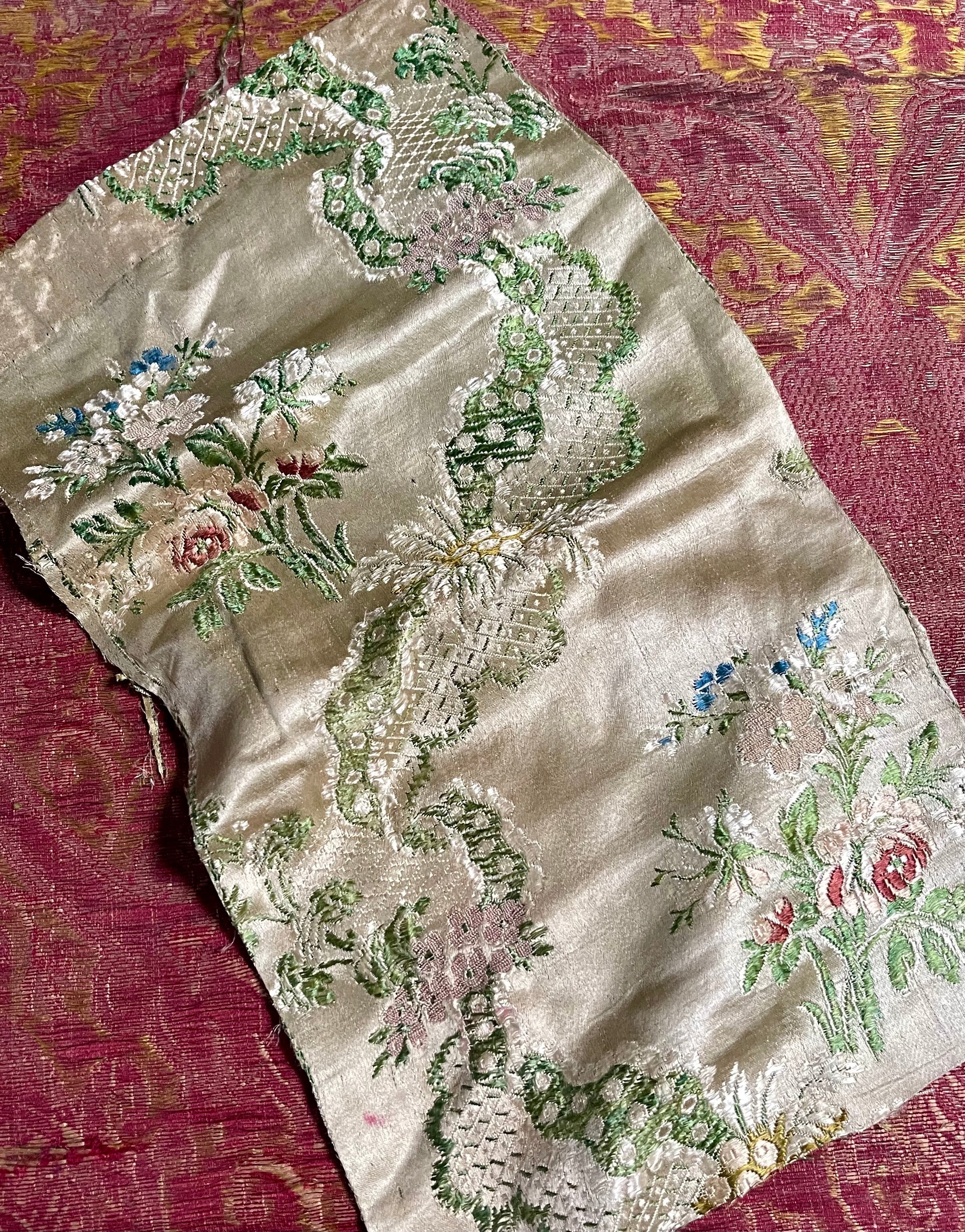 18th Century Lyon Silk Brocade