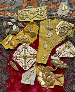 Antique Gold Metallic Applique Project Group