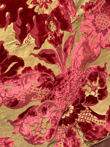 Venetian Cisele Silk Velvet Early 18th Century