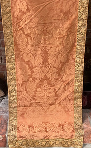 18th Century French Silk Damask Cover