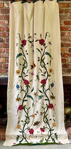 Crewelwork Tree of Life Panel Circa 1950