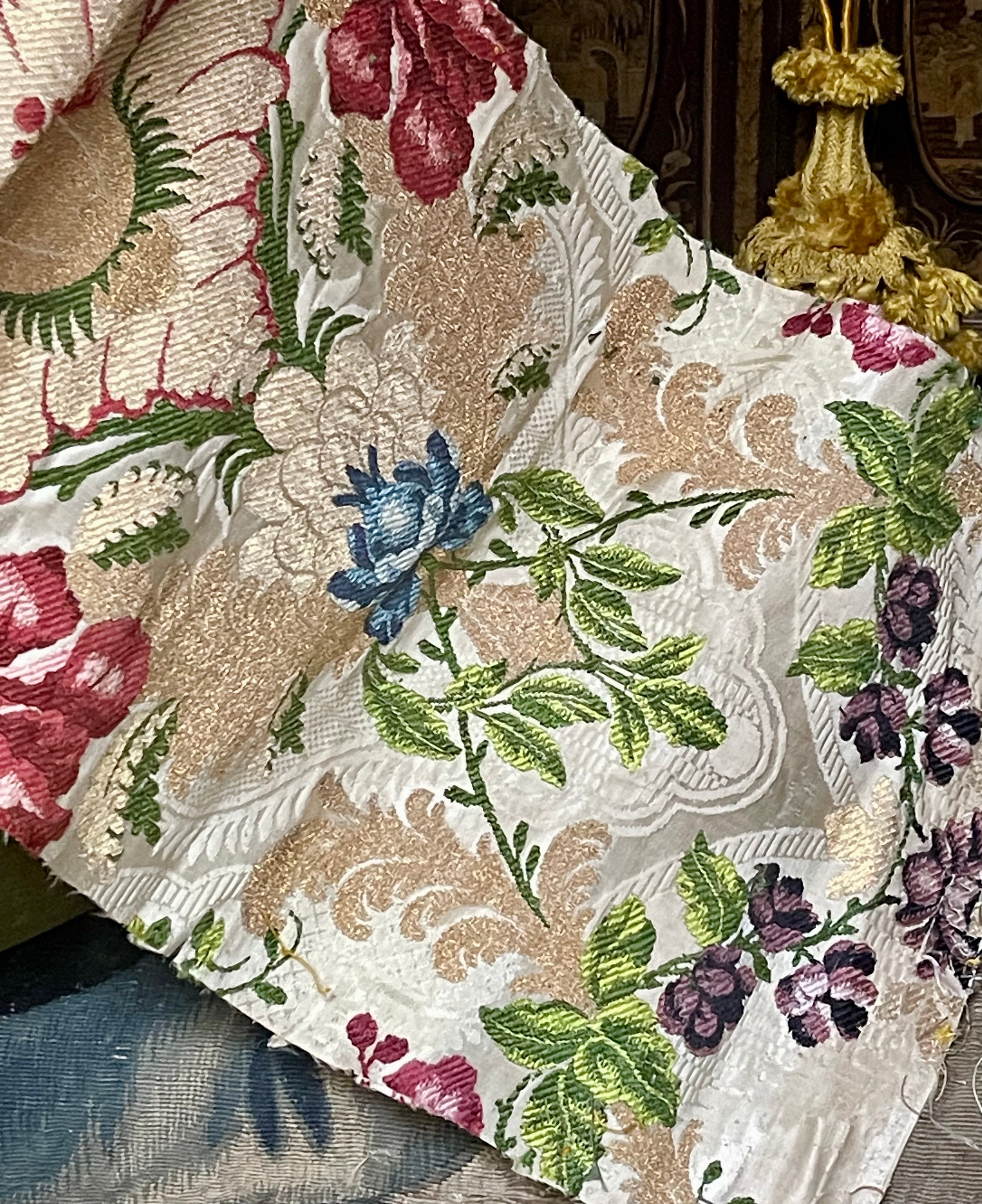 18th Century Lyon Silk Brocade