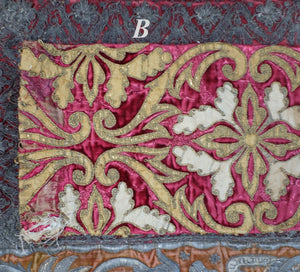 17th Century Venetian Silk Velvet Panel