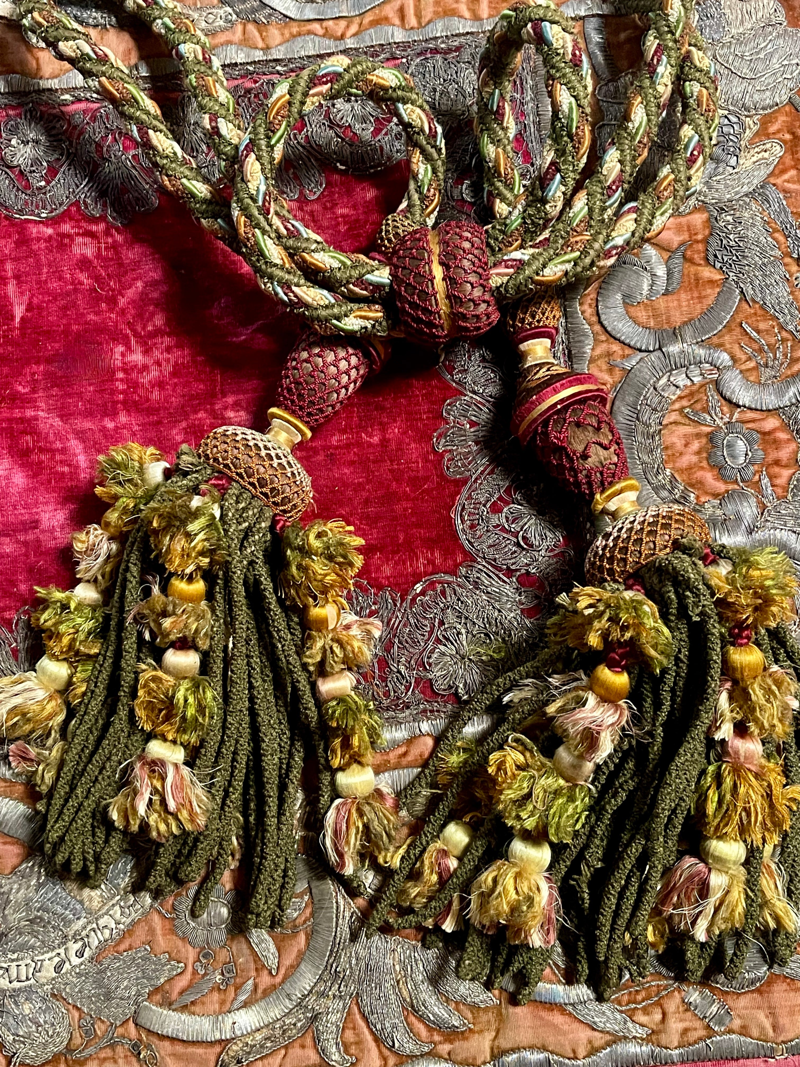 Antique French Chateau Curtain Tiebacks