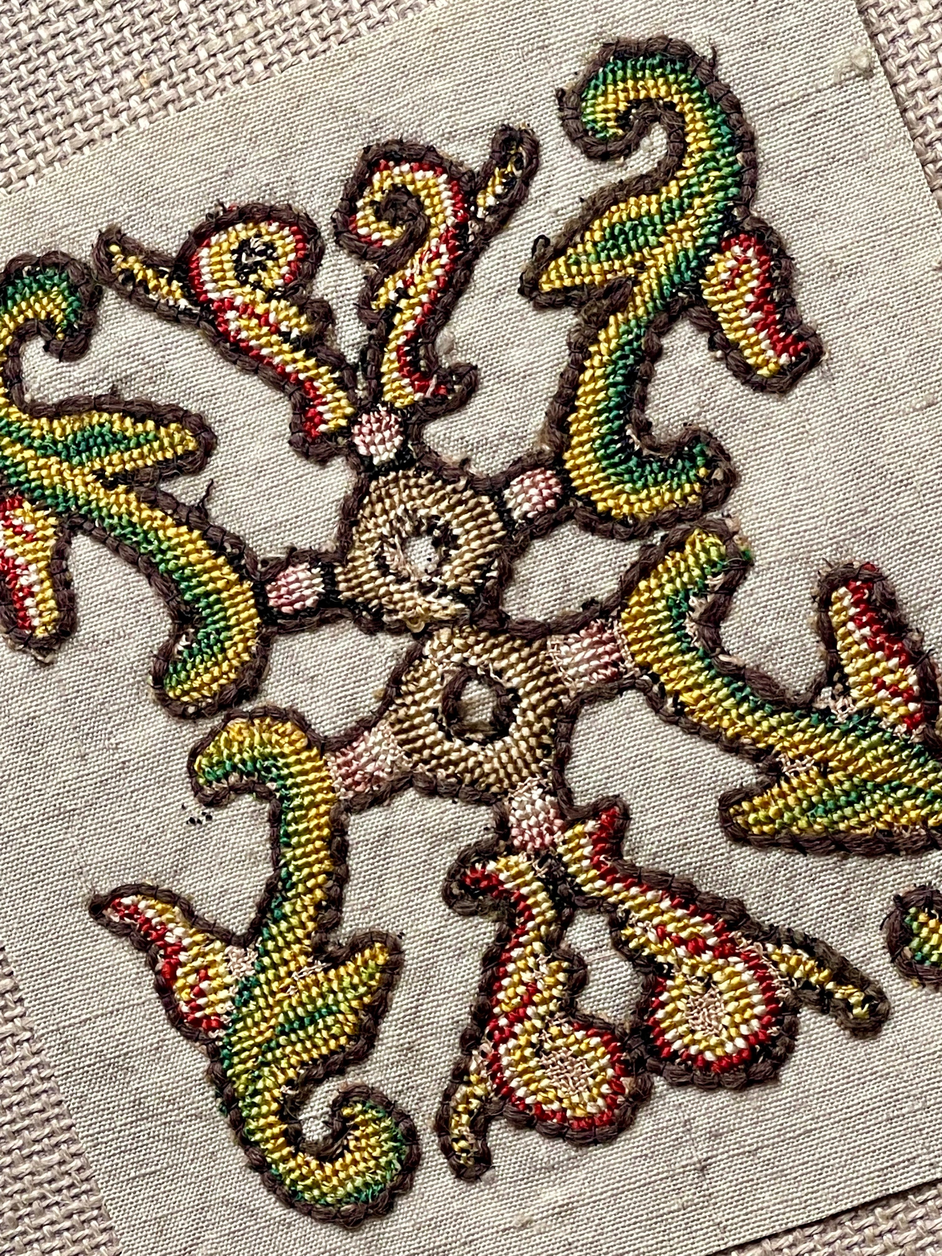 17th Century English Needlework Slip