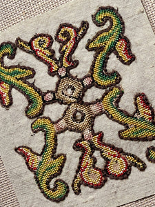 17th Century English Needlework Slip