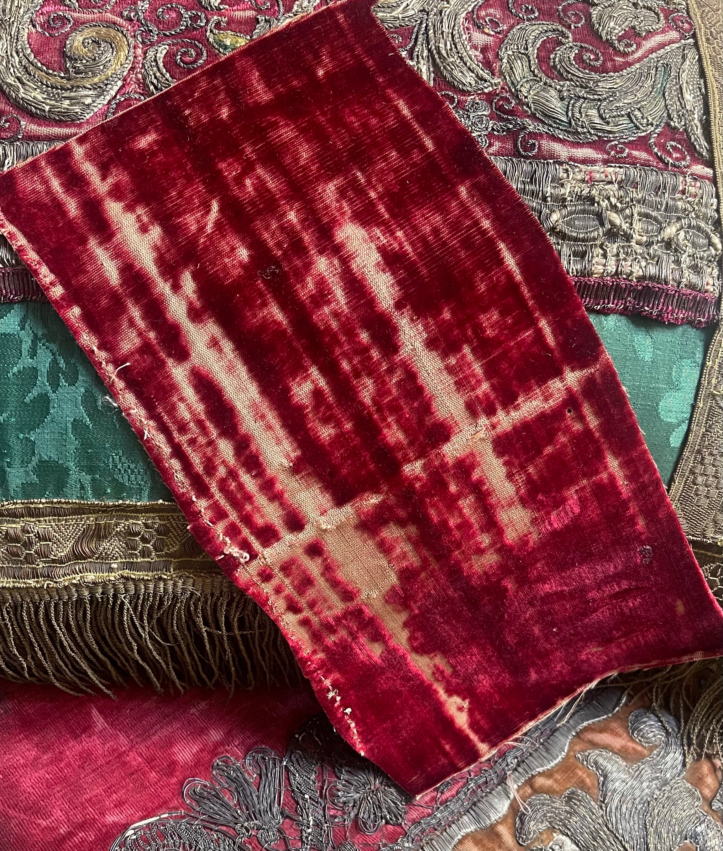 16th Century Venetian Silk Velvet Fragment