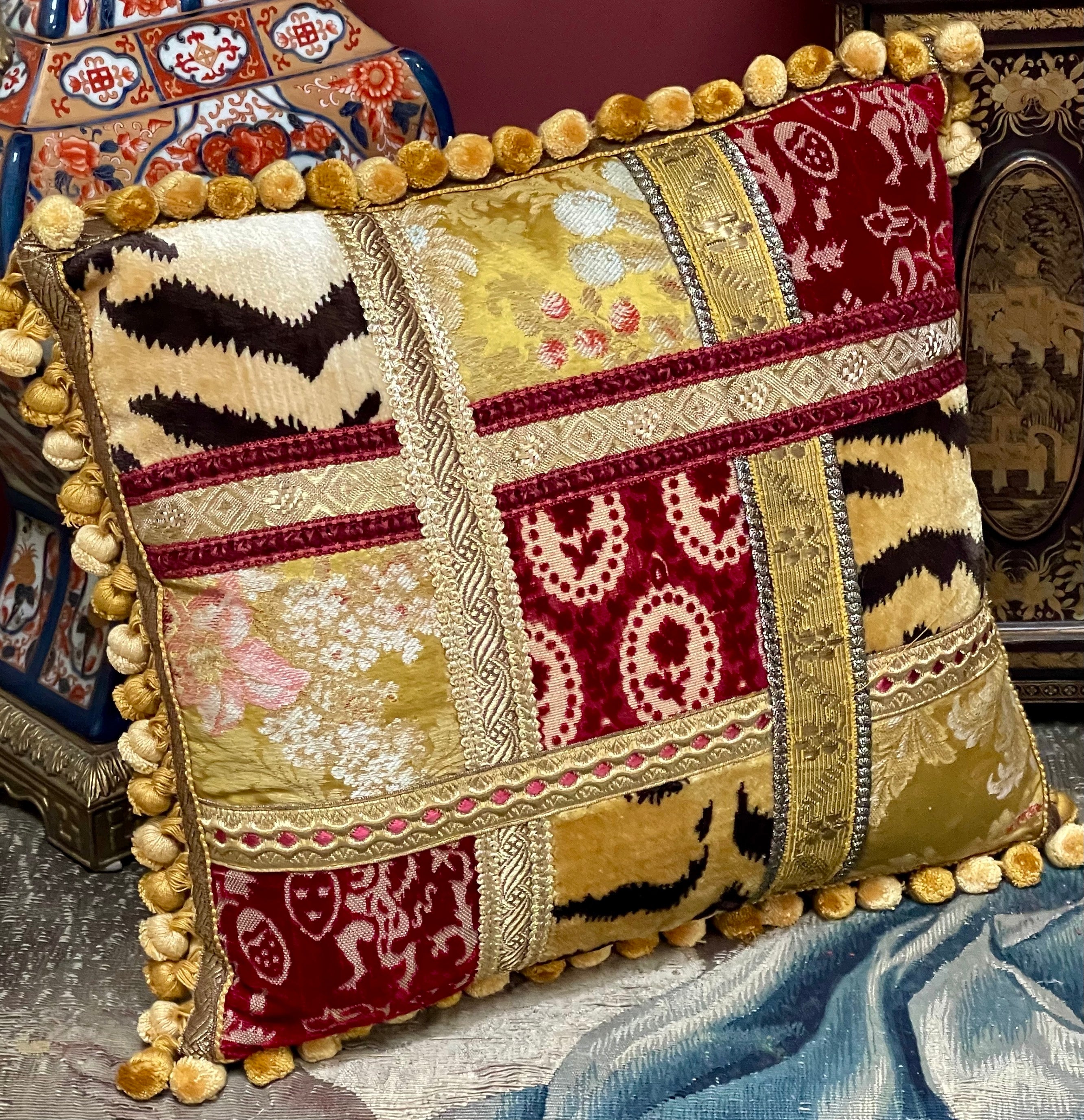 Luigi Bevilacqua Silk Velvet Cushion