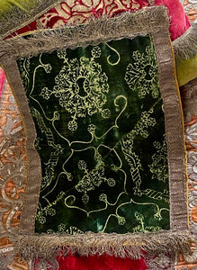 Ferronerie Silk Velvet Cover Pomegranate Design 15th Century