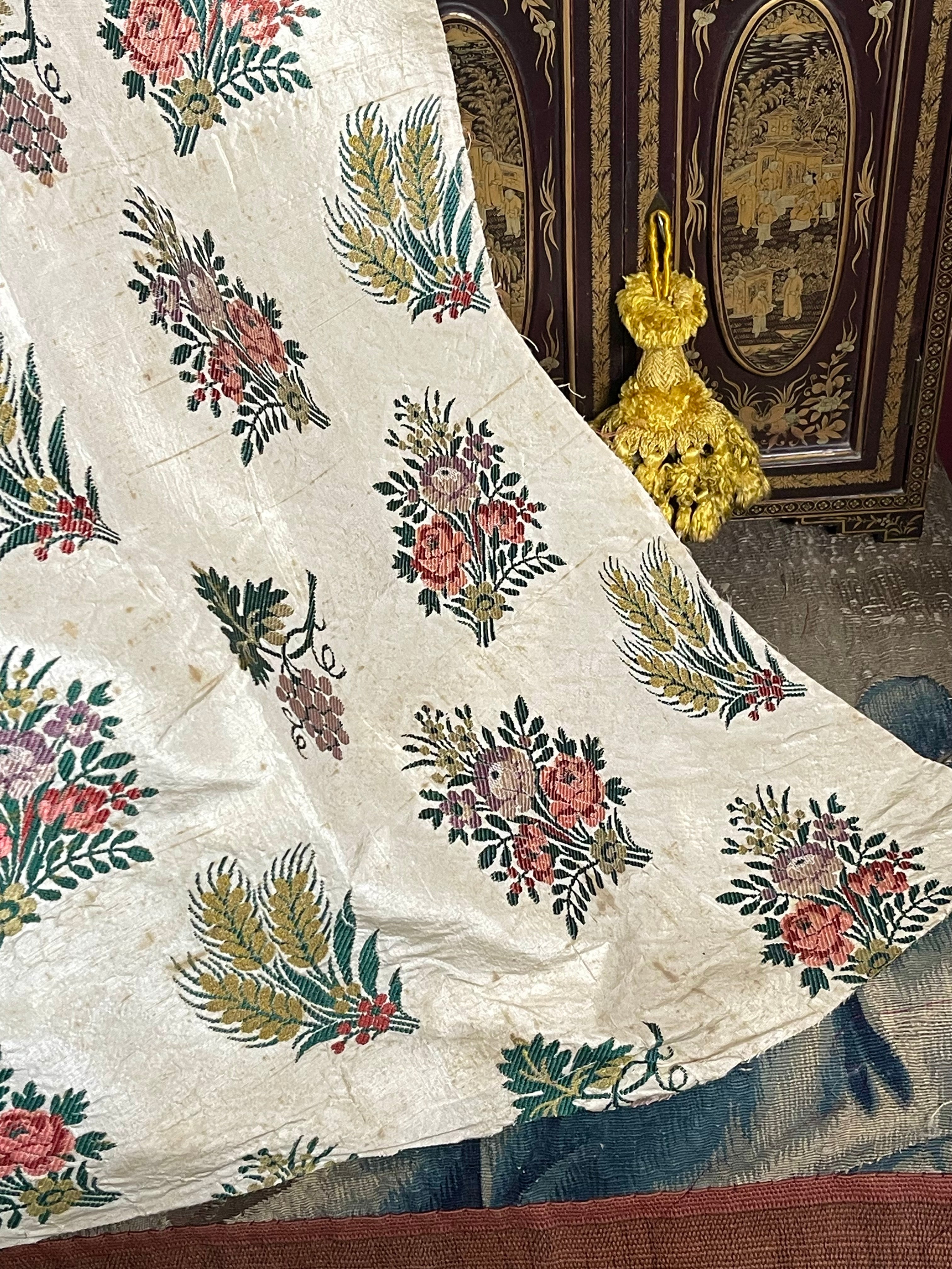 18th Century French Silk Brocade