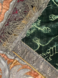 Ferronerie Silk Velvet Cover Pomegranate Design 15th Century